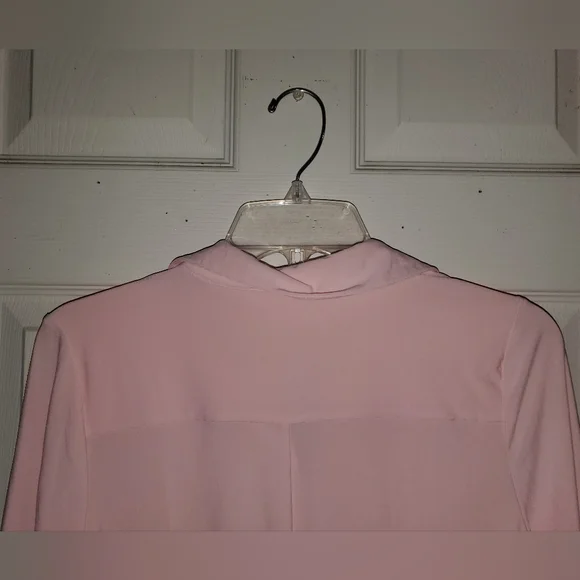 5 for $25 | Tommy Hilfiger Pastel Pink Collared Long Sleeve Button Down Blouse - Picture 7 of 14